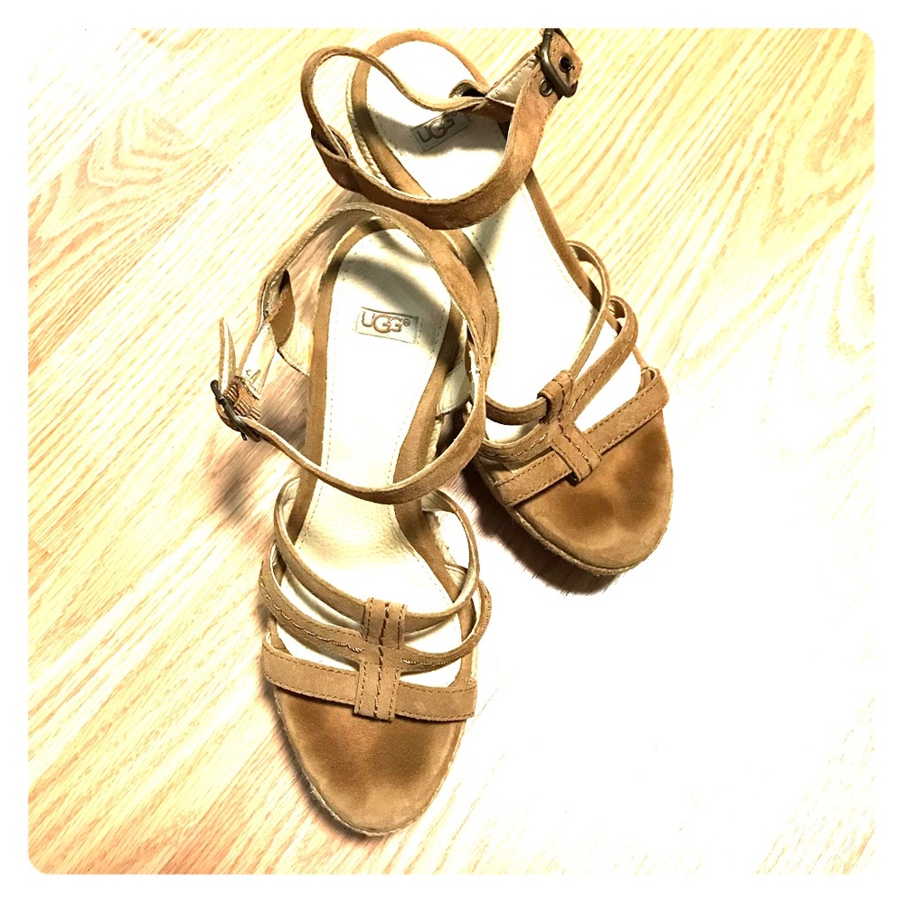 EUC Ugg Wedge Sandal